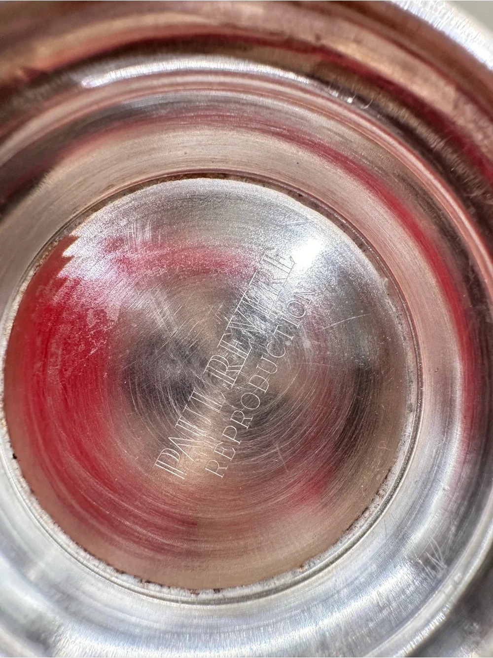 Vintage Paul Revere Reproduction Silverplate Footed Bowl 4